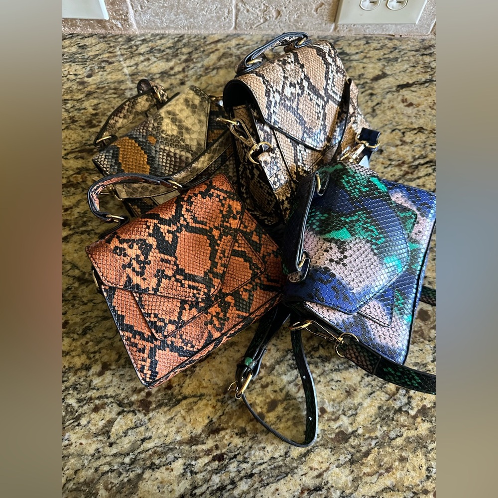Python-Prints Crossbody Bag - Multi Color Mini - image 4
